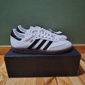 Men’s Adidas Samba White with Black size 12